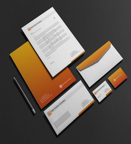 corporate identity business stationery