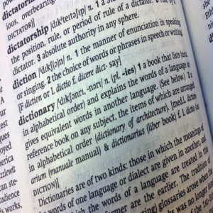 dictionary